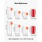 Tall Cylinder Glass Vases and Pillar Candle Holders Table Decor